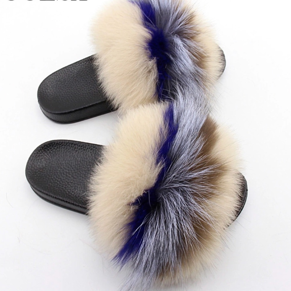 Real Fur Slippers